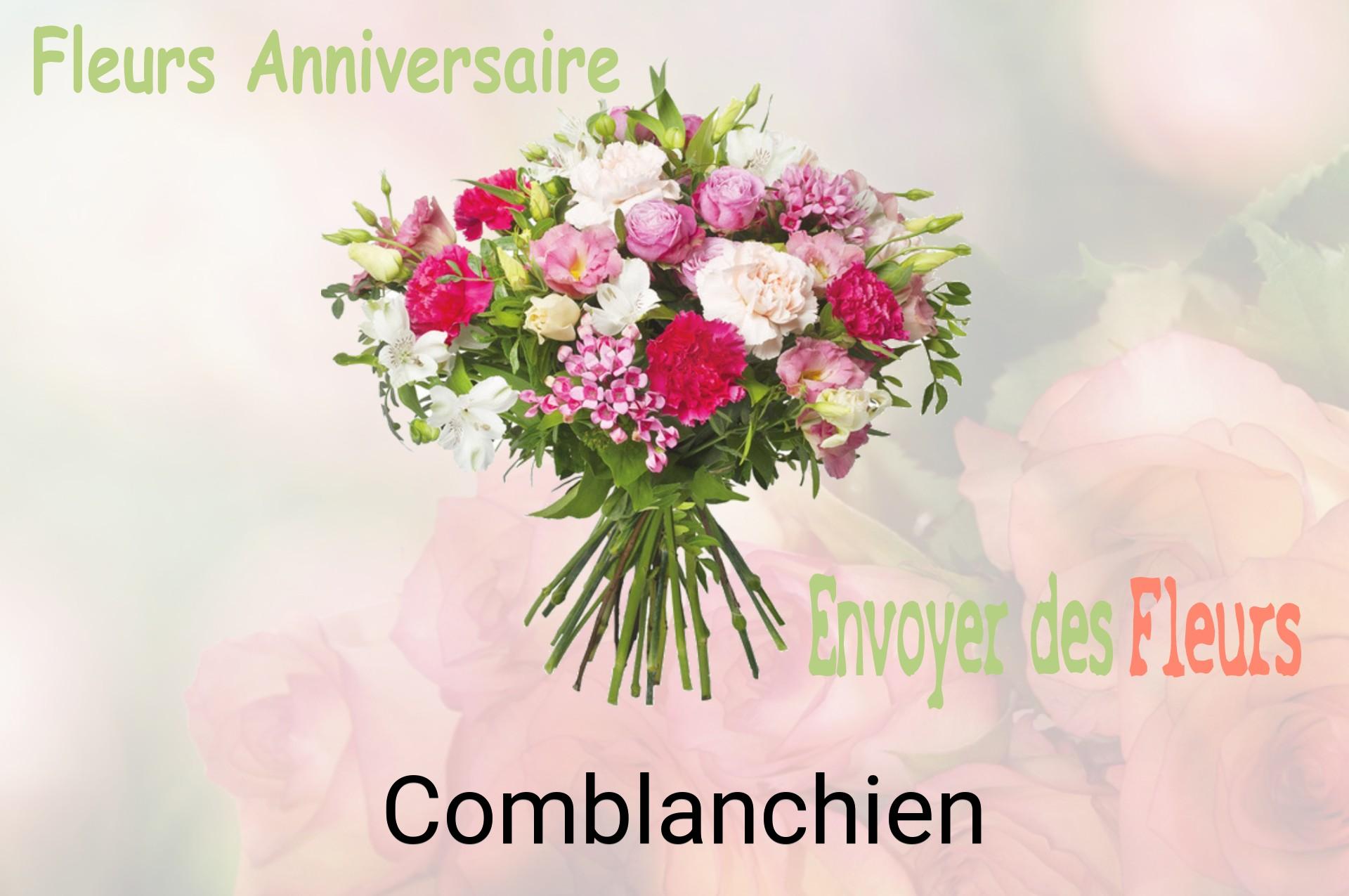 Bouquet de fleurs d’anniversaire livré à Comblanchien