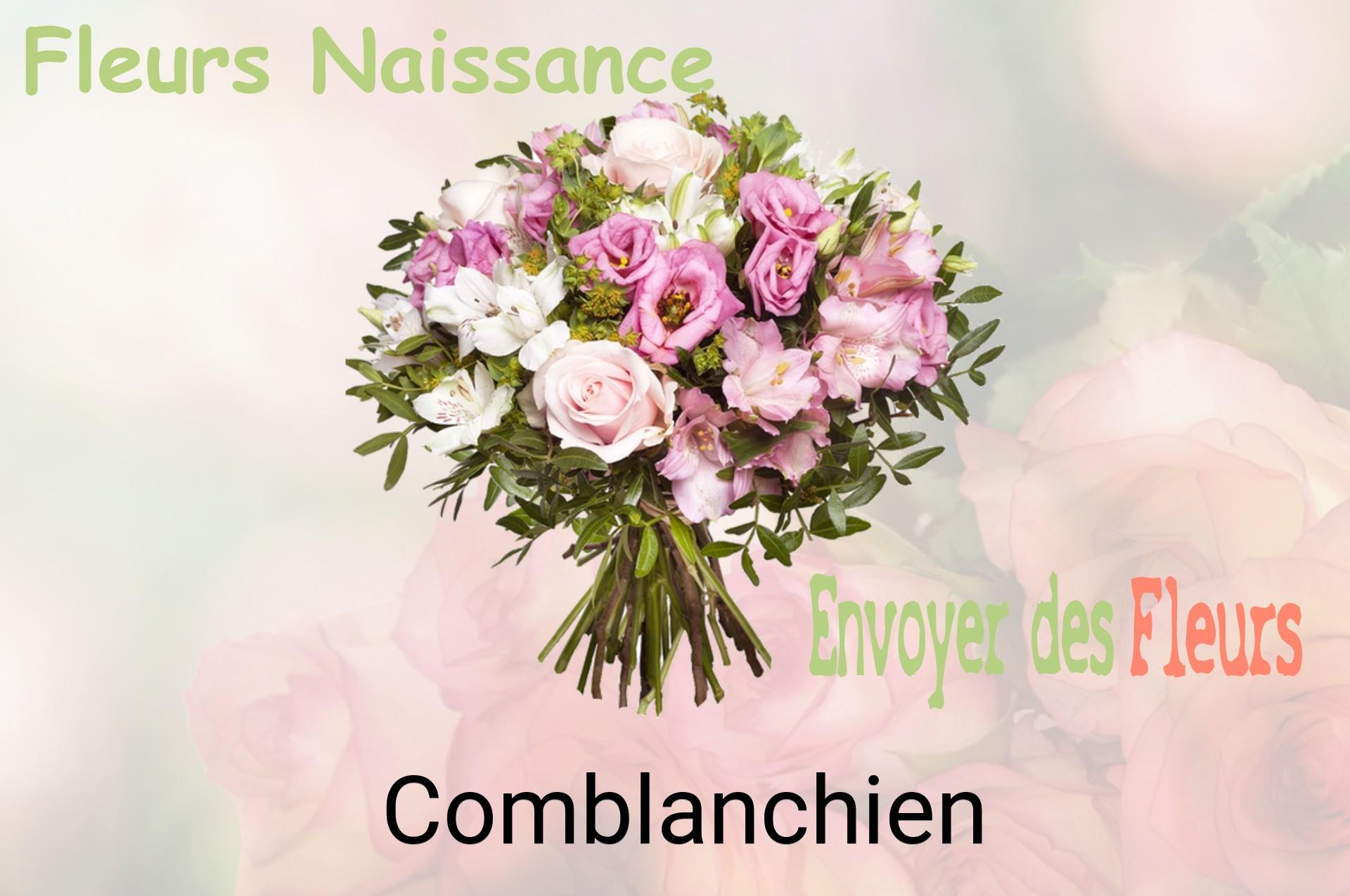 Bouquet de fleurs de naissance livré à Comblanchien